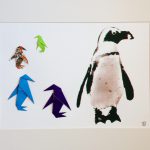 Zeefdruk De vijfde pinguïn